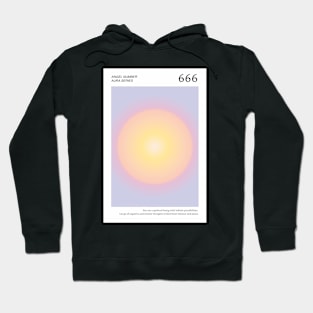 Angel Number 666 Aura Hoodie